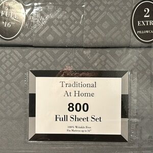 Traditional At Home 6pc Full Sheet Gunmetal Grey Diamond embossed